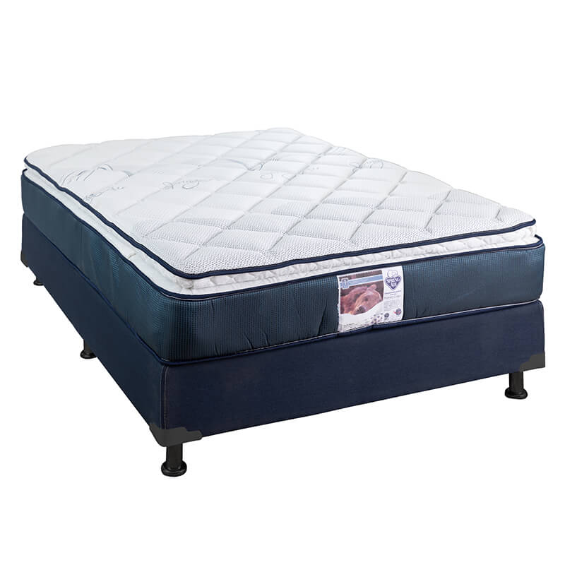 Colchón Spring Air Monaco con Box con Ropa de Cama - Image 4