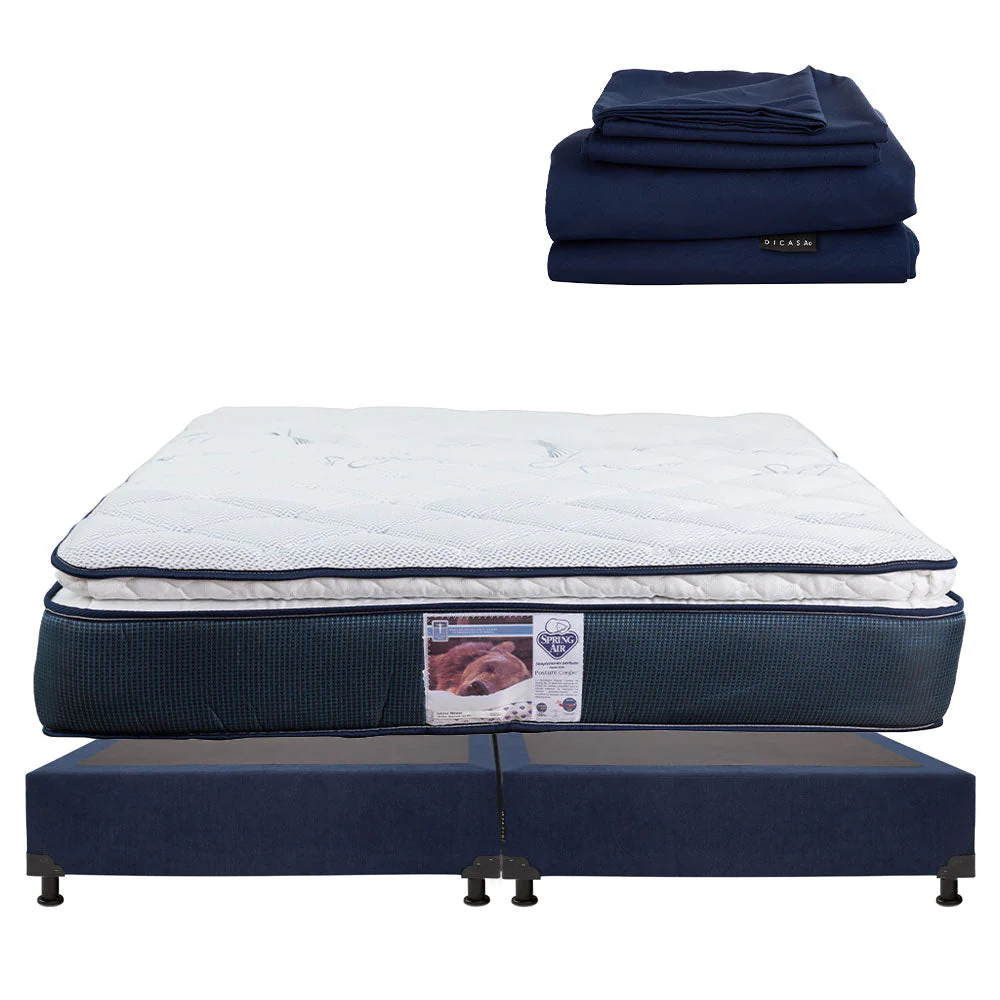 Colchón Spring Air Monaco con Box con Ropa de Cama - Image 42