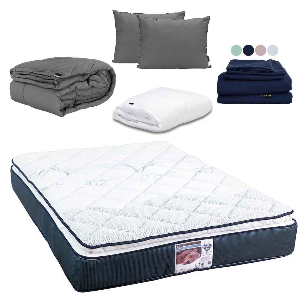 Colchón Spring Air Monaco con Ropa de Cama - Image 23