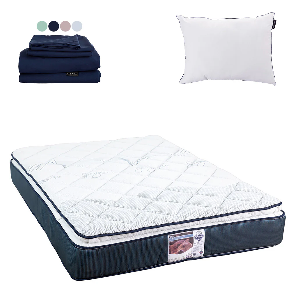 Colchón Spring Air Monaco con Ropa de Cama - Image 24