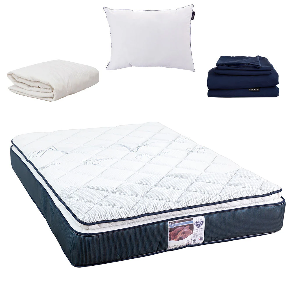 Colchón Spring Air Monaco con Ropa de Cama - Image 6