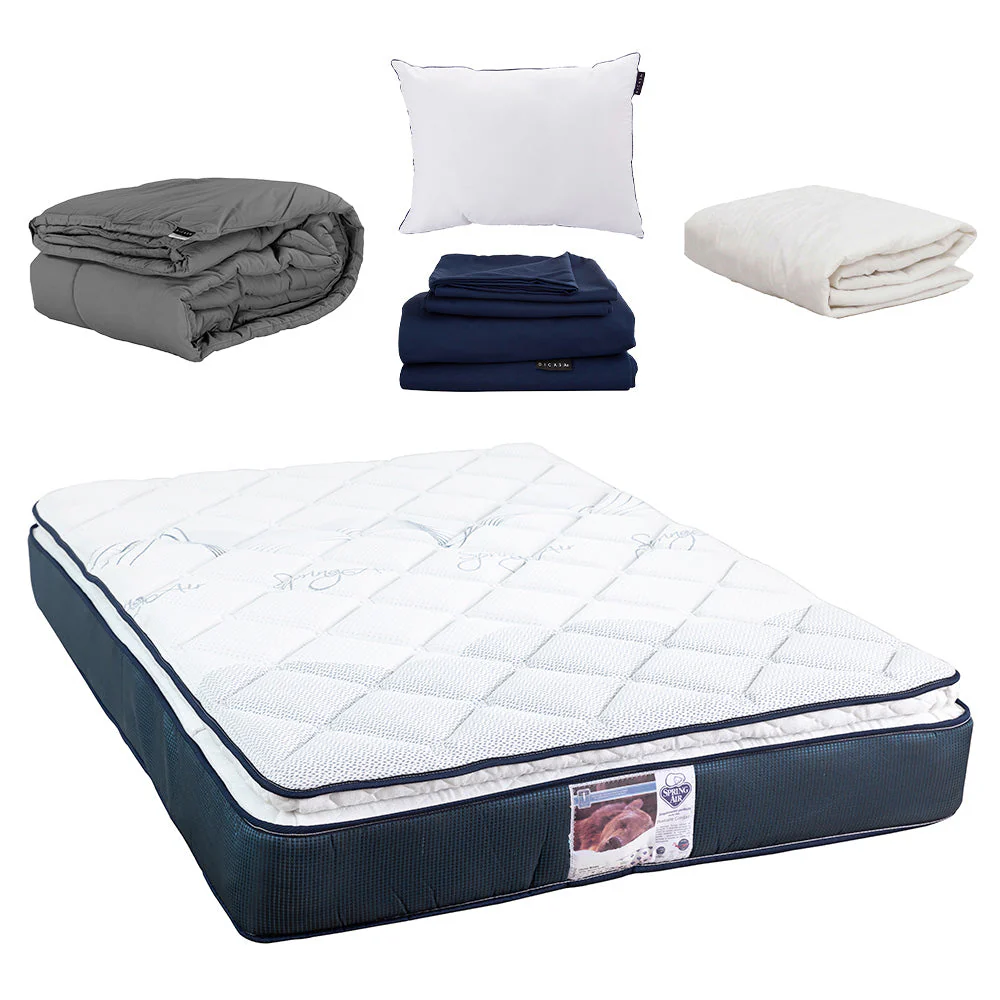 Colchón Spring Air Monaco con Ropa de Cama - Image 7
