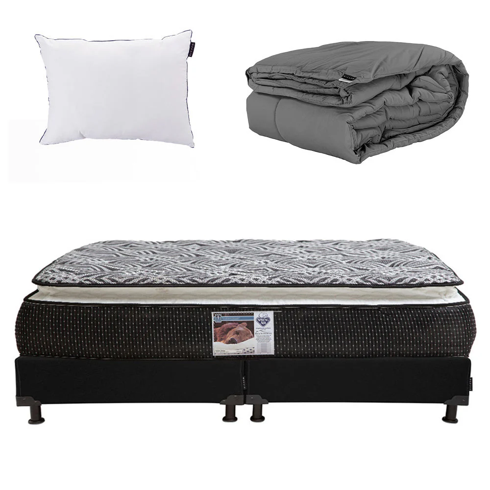 Colchón Spring Air Omega con Box con Ropa de Cama - Image 23