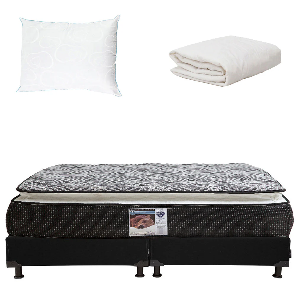 Colchón Spring Air Omega con Box con Ropa de Cama - Image 29