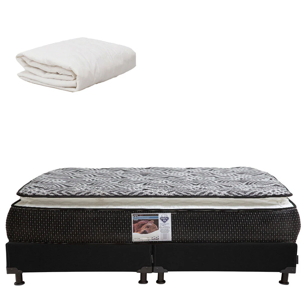 Colchón Spring Air Omega con Box con Ropa de Cama - Image 30