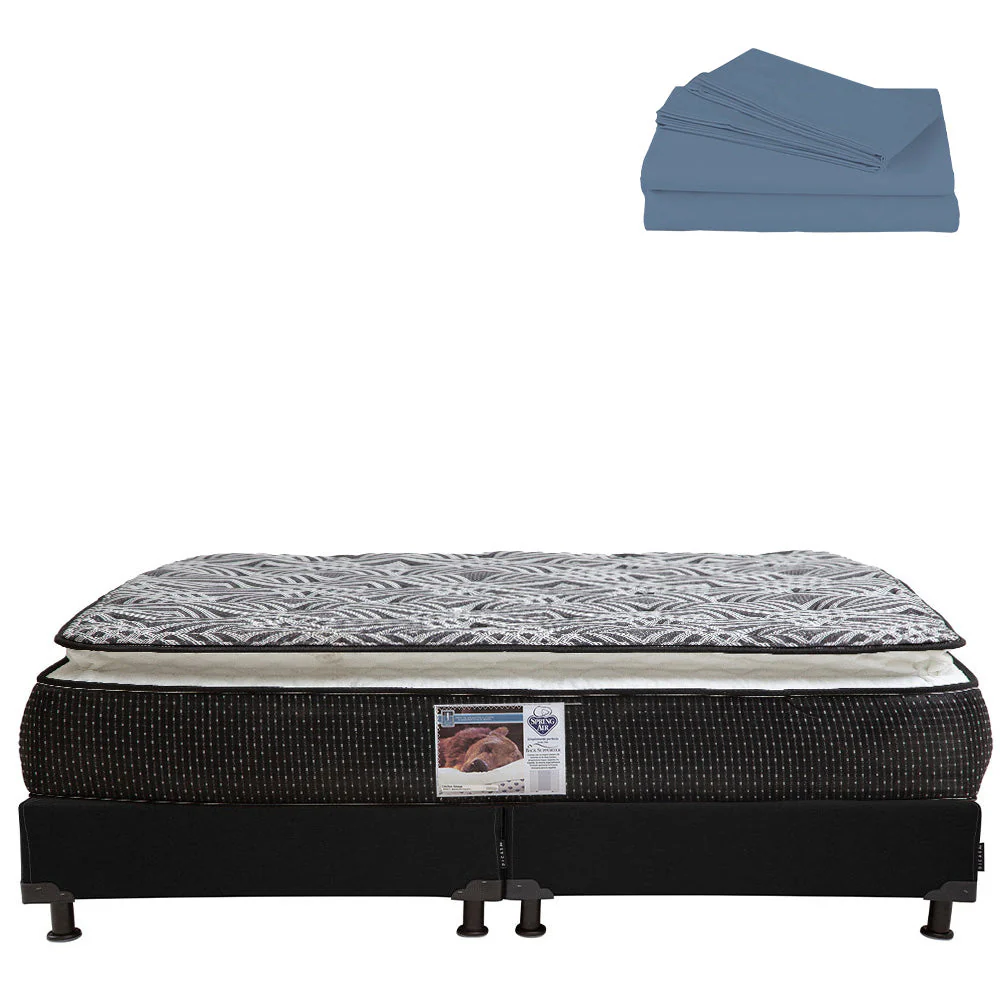 Colchón Spring Air Omega con Box con Ropa de Cama - Image 32