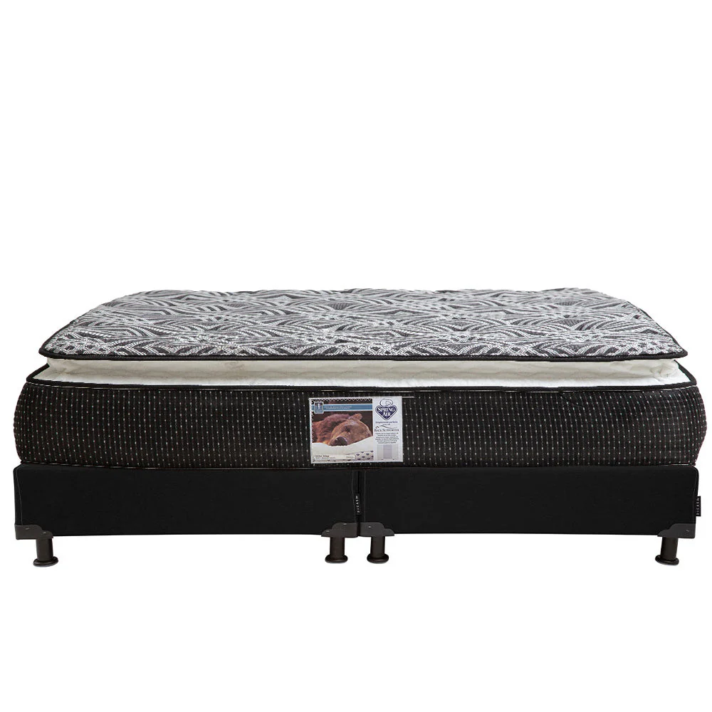 Colchón Spring Air Omega con Box con Ropa de Cama - Image 4