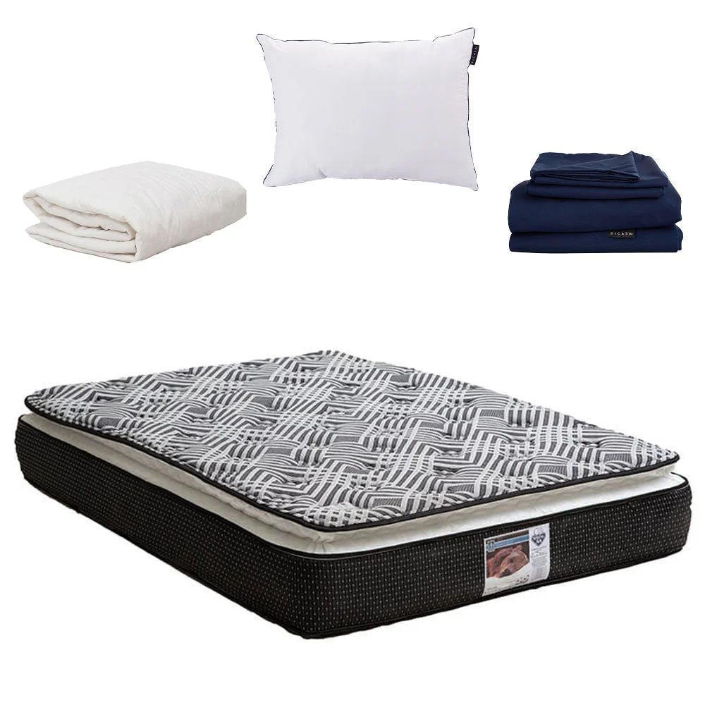 Colchon Spring Air Omega con Ropa de Cama - Image 5