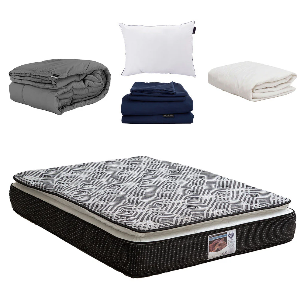 Colchon Spring Air Omega con Ropa de Cama - Image 6