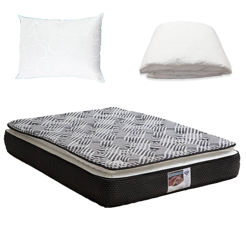 Colchon Spring Air Omega con Ropa de Cama - Image 9