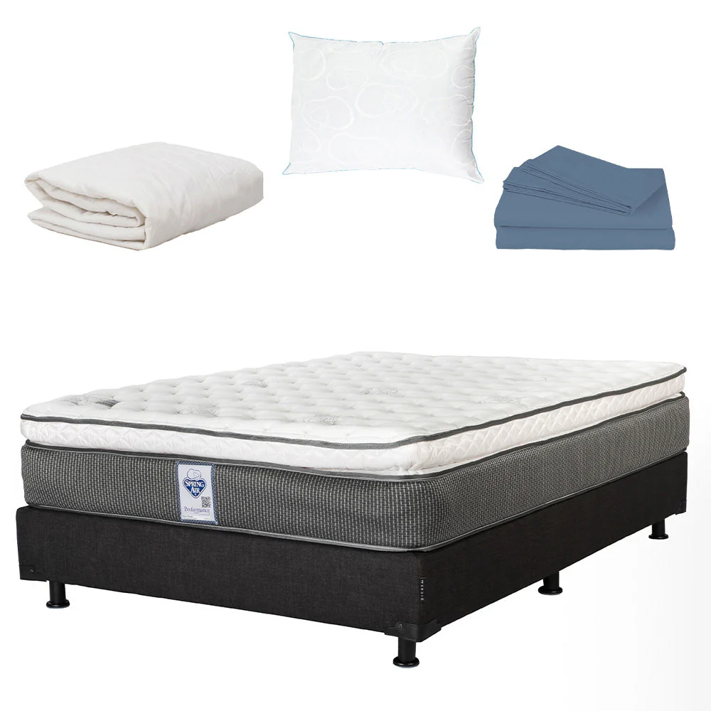 Colchón Spring Air Phantom con Box con Ropa de Cama - Image 13