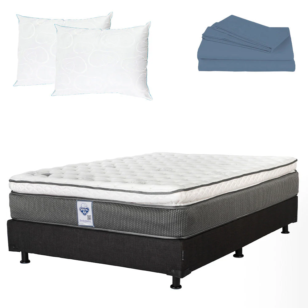Colchón Spring Air Phantom con Box con Ropa de Cama - Image 16