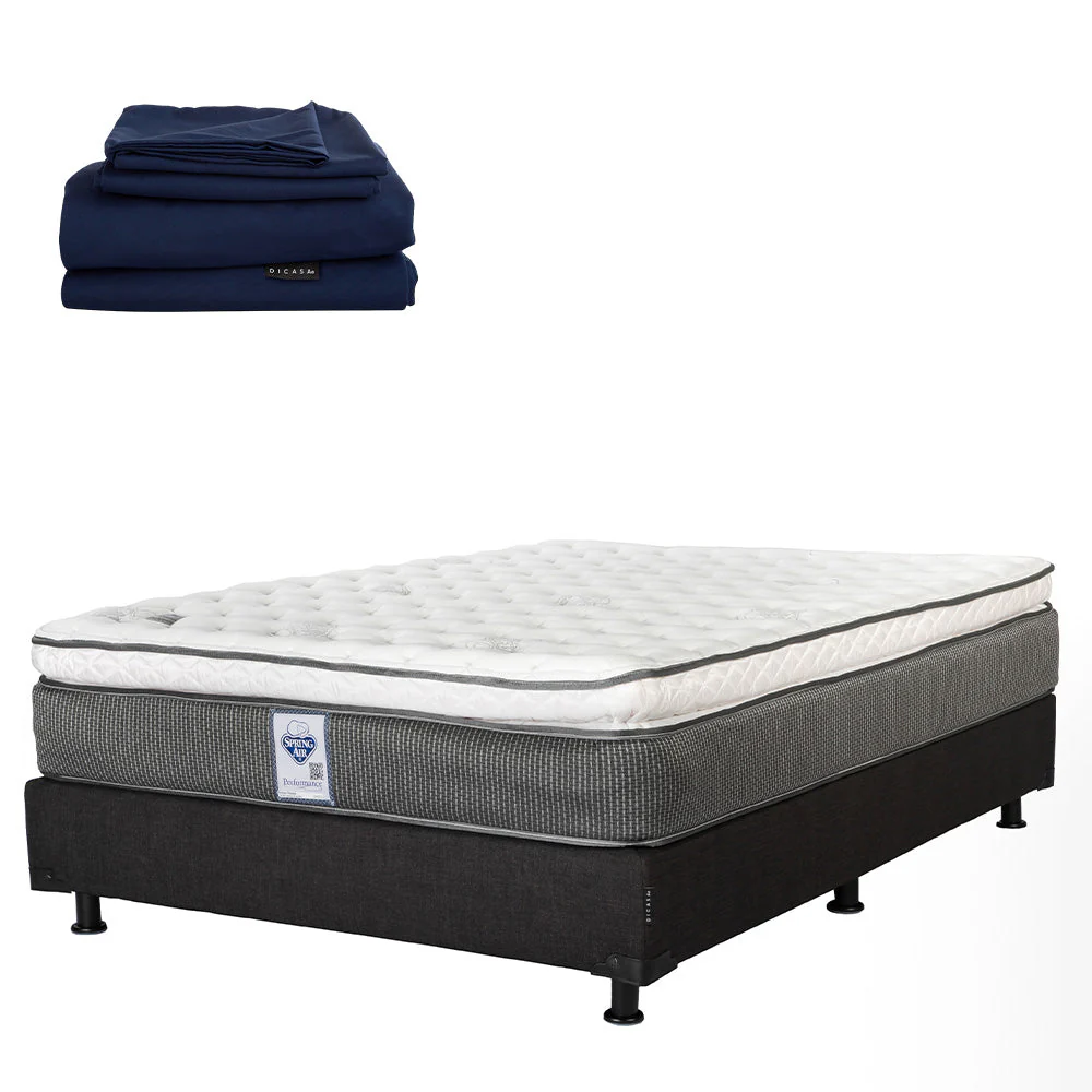 Colchón Spring Air Phantom con Box con Ropa de Cama - Image 20
