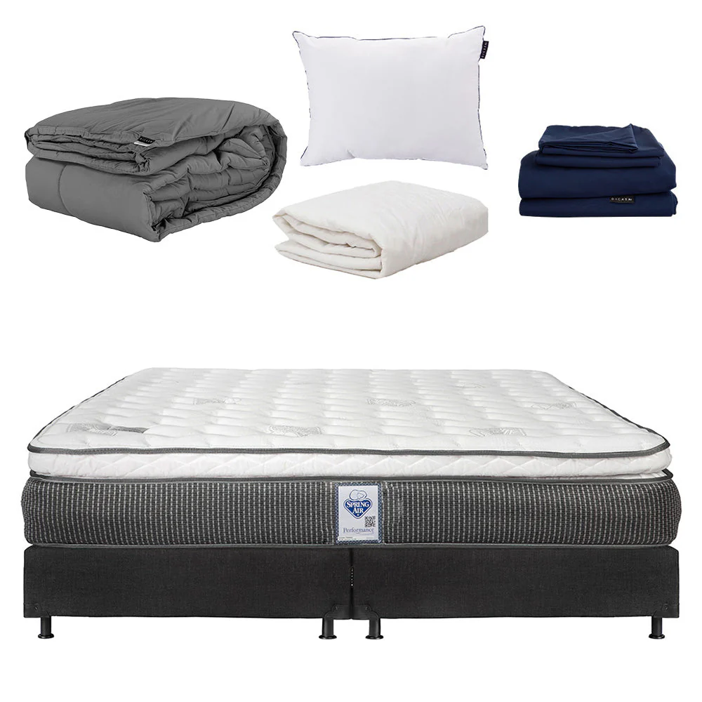 Colchón Spring Air Phantom con Box con Ropa de Cama - Image 28