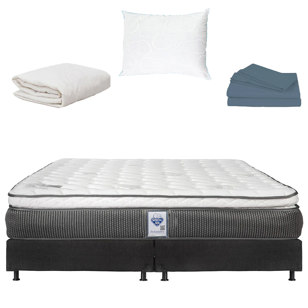 Colchón Spring Air Phantom con Box con Ropa de Cama - Image 30