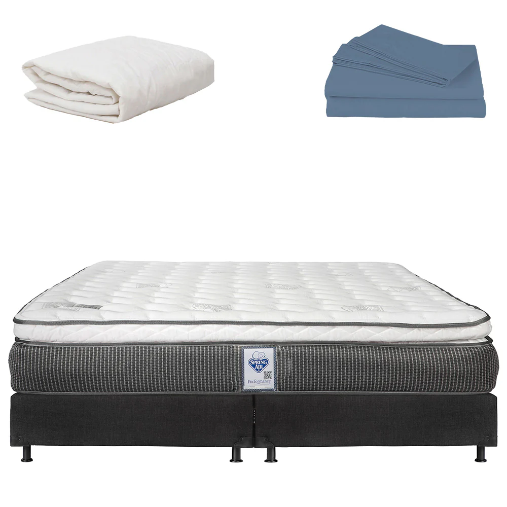 Colchón Spring Air Phantom con Box con Ropa de Cama - Image 33