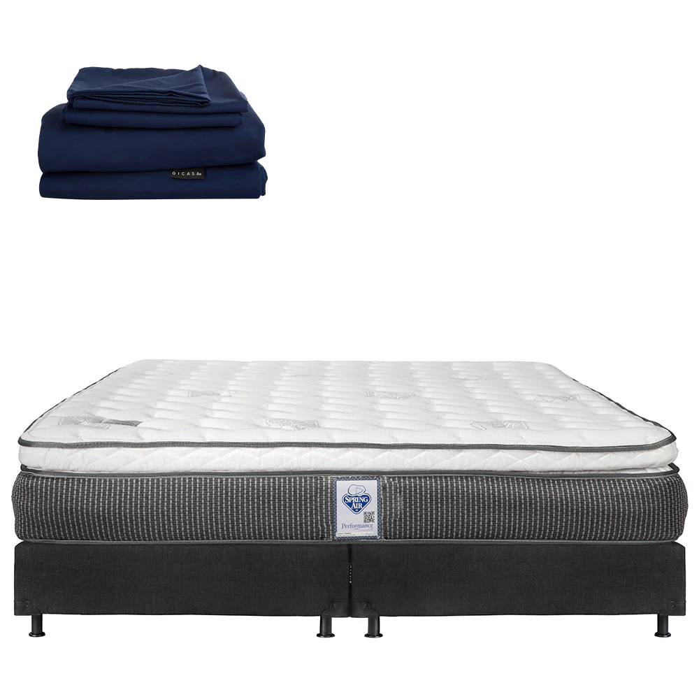 Colchón Spring Air Phantom con Box con Ropa de Cama - Image 35