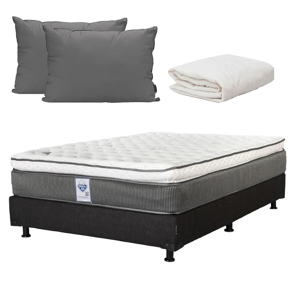 Colchón Spring Air Phantom con Box con Ropa de Cama - Image 5
