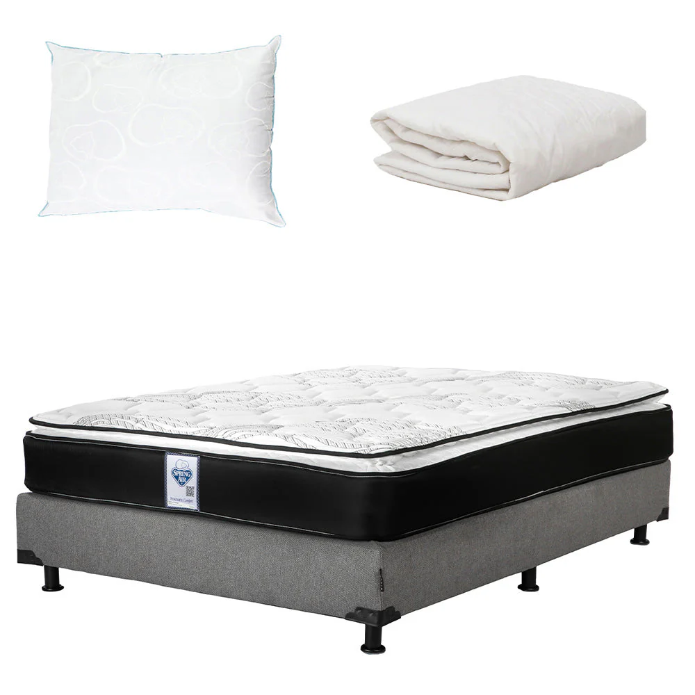 Colchón Spring Air Premier con Box  con Ropa de Cama - Image 11