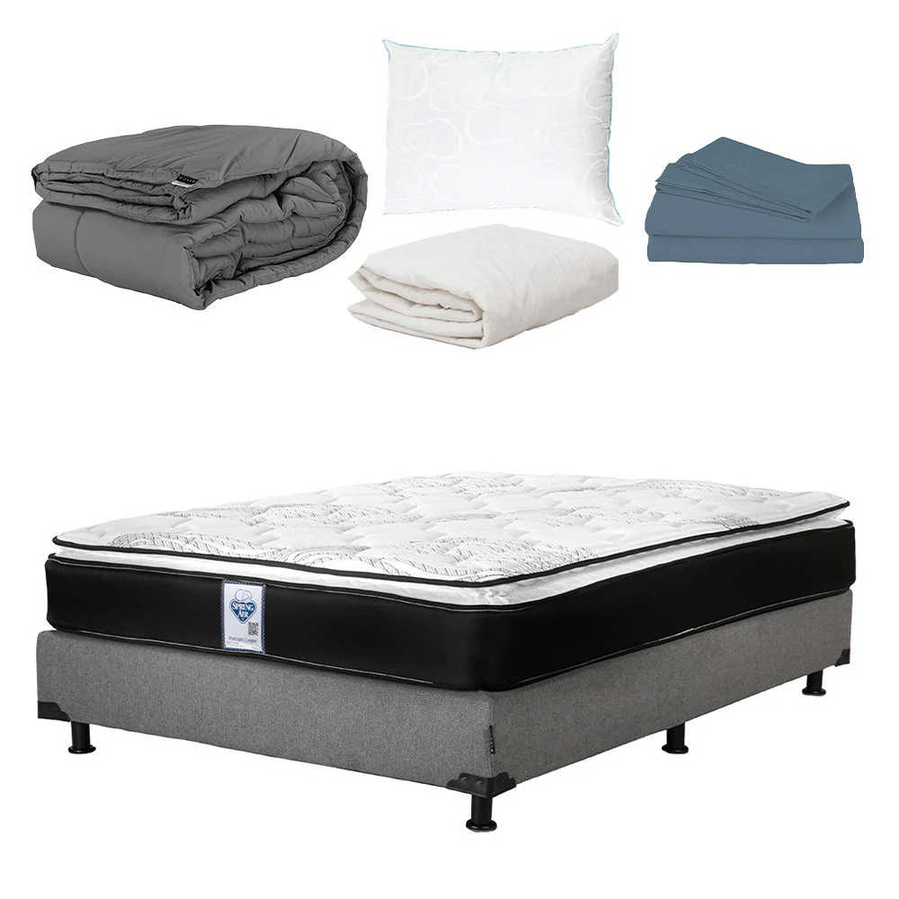 Colchón Spring Air Premier con Box  con Ropa de Cama - Image 14