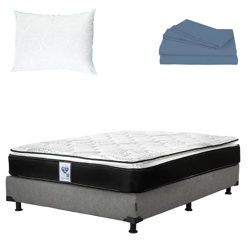 Colchón Spring Air Premier con Box  con Ropa de Cama - Image 15