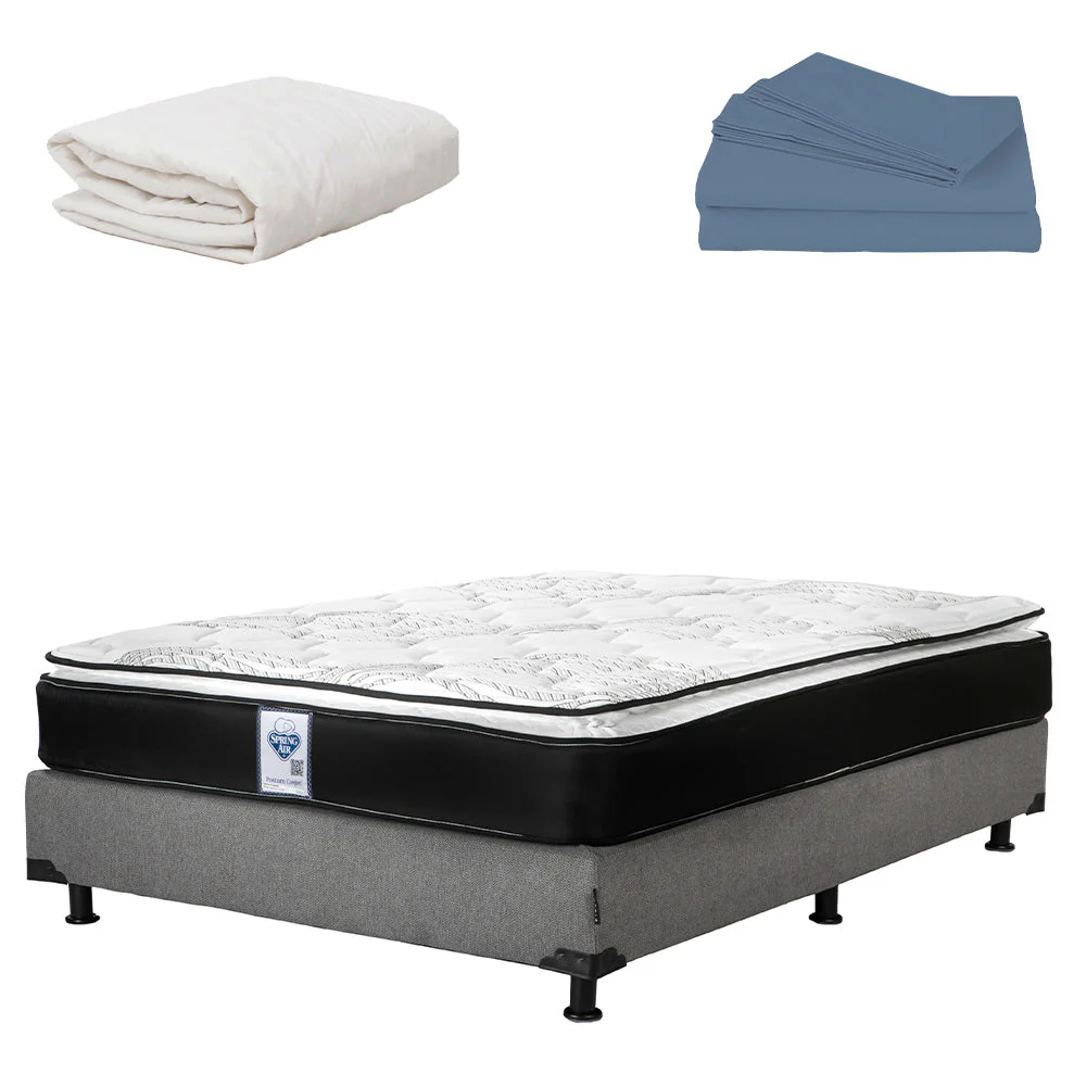 Colchón Spring Air Premier con Box  con Ropa de Cama - Image 17