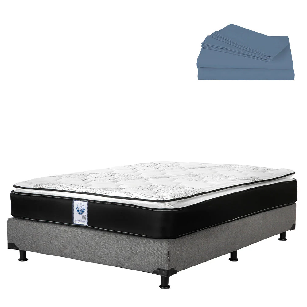 Colchón Spring Air Premier con Box  con Ropa de Cama - Image 18