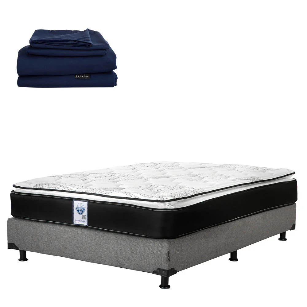 Colchón Spring Air Premier con Box  con Ropa de Cama - Image 19