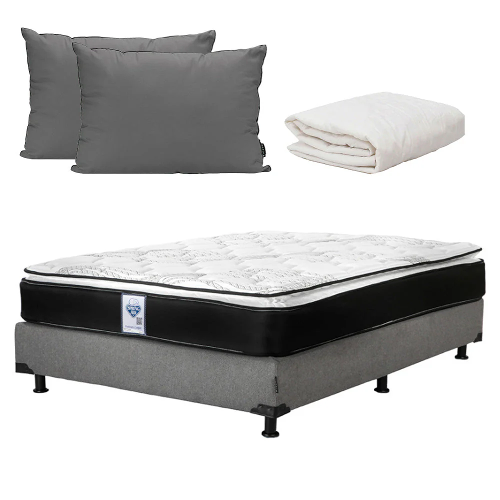 Colchón Spring Air Premier con Box  con Ropa de Cama - Image 5
