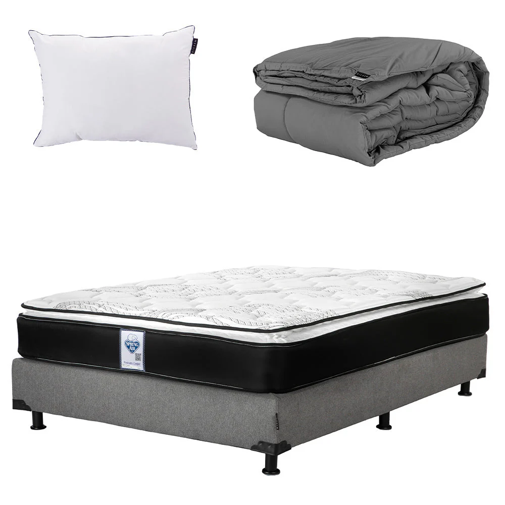 Colchón Spring Air Premier con Box  con Ropa de Cama - Image 7