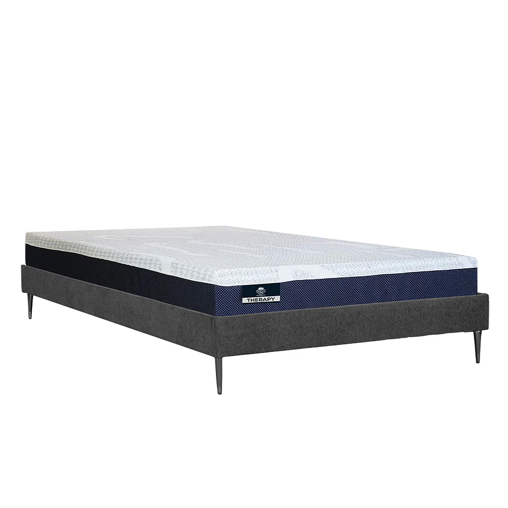 Colchón Spring Air Therapy con Base Slim con Ropa de Cama - Image 3