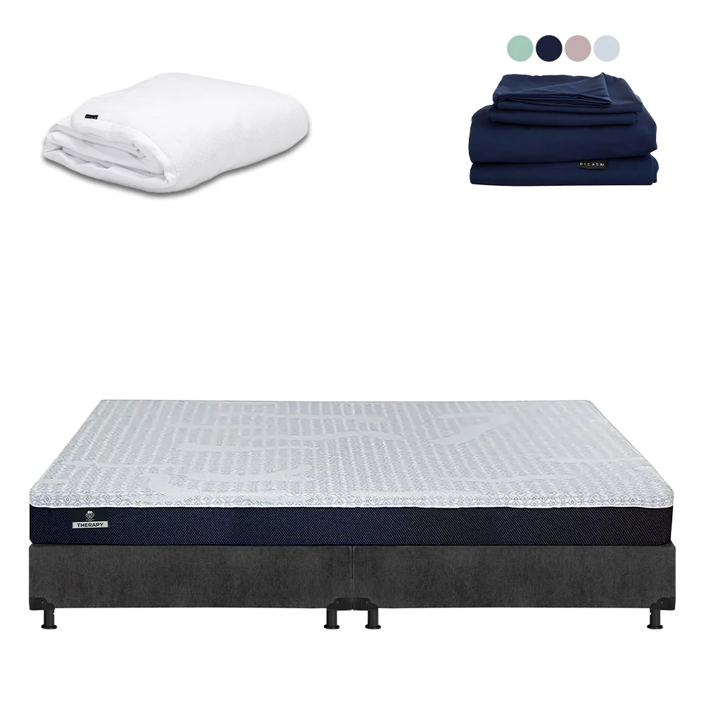 Colchón Spring Air Therapy con Box con Ropa de Cama - Image 14