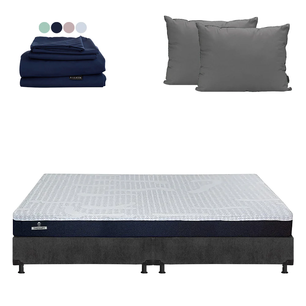Colchón Spring Air Therapy con Box con Ropa de Cama - Image 18