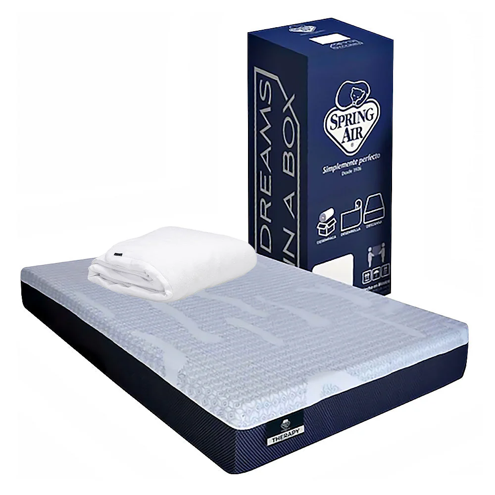 Colchón Spring Air Therapy con Ropa de Cama - Image 9