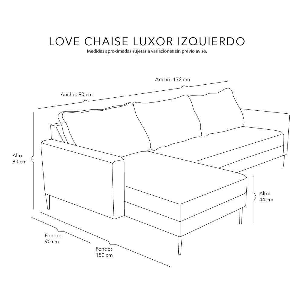 Love Chaise Dicasa Luxor - Image 11