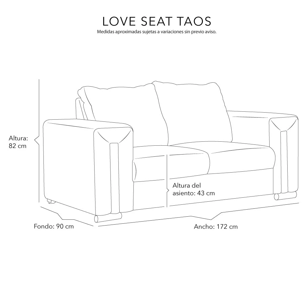 Love Seat Dicasa Taos - Image 8