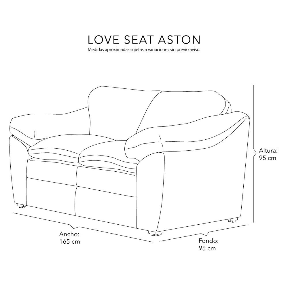 Love Seat Dicasa Aston - Image 10