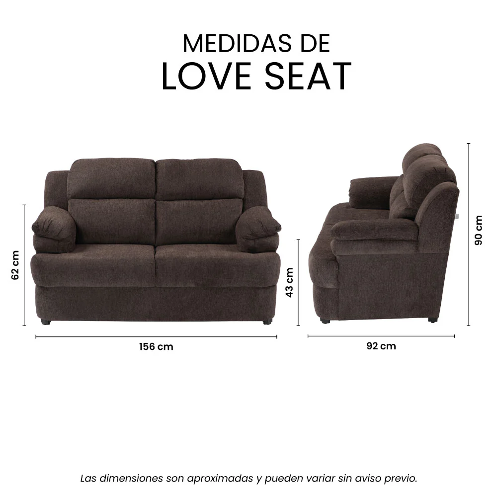 Sala Kendra Con Love Seat - Image 8