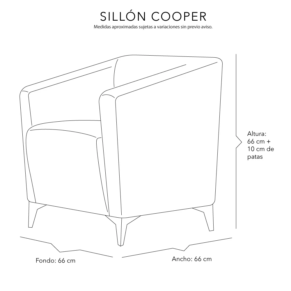Sillón Dicasa Cooper ll Outlet - Image 8
